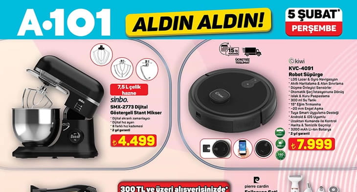 A101 5 Şubat 2026 Aktüel Ürünler Kataloğu