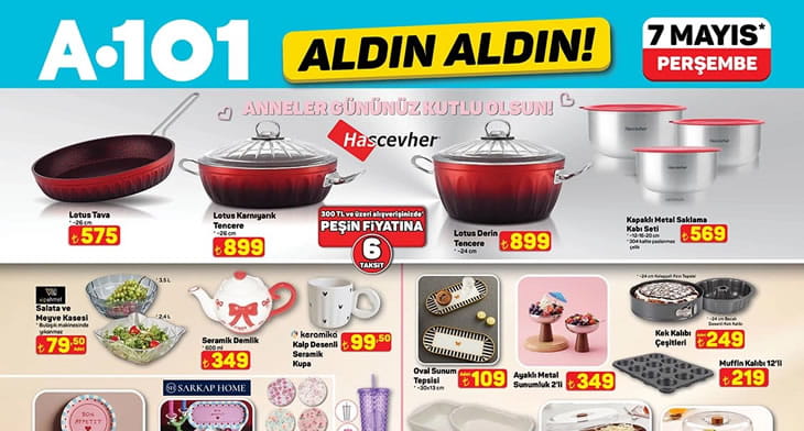 A101 7 Mayıs 2026 Aktüel Ürünler Kataloğu