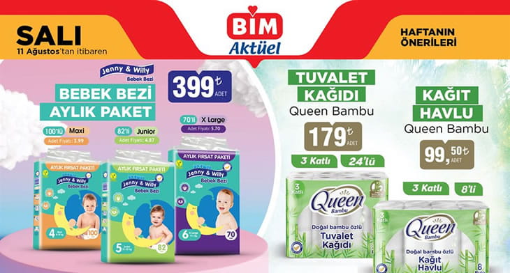 BİM 11 Ağustos 2026 Aktüel Ürünler Kataloğu