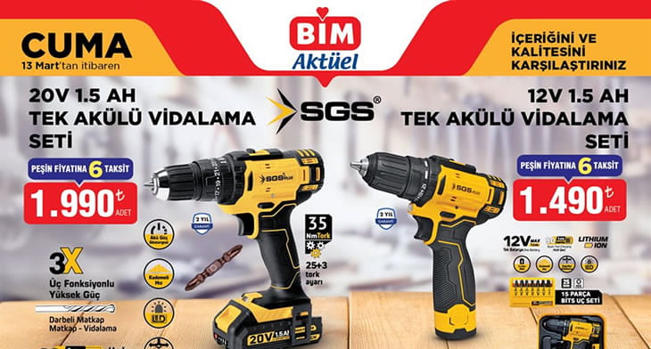 BİM 13 Mart 2026 Aktüel Ürünler Kataloğu