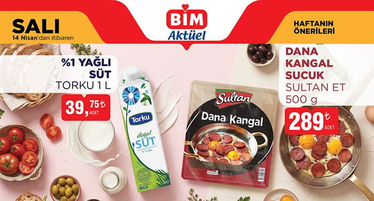 BİM 14 Nisan 2026 Aktüel Ürünler Kataloğu