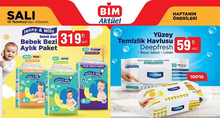 BİM 15 Temmuz 2025 Aktüel Ürünler Kataloğu