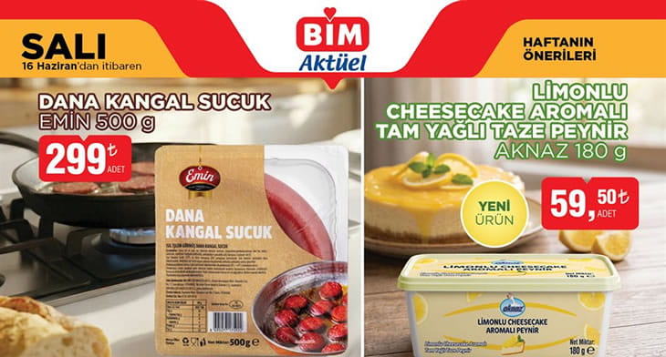 BİM 16 Haziran 2026 Aktüel Ürünler Kataloğu