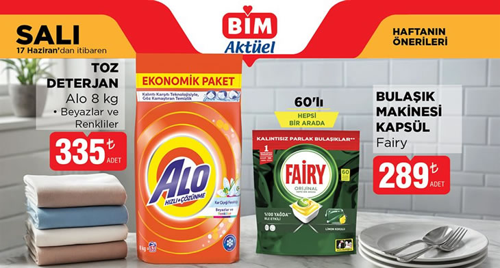 BİM 17 Haziran 2025 Aktüel Ürünler Kataloğu