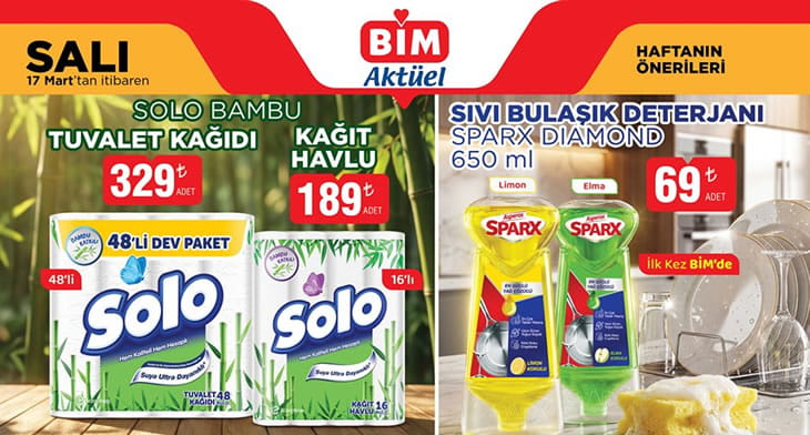 BİM 17 Mart 2026 Aktüel Ürünler Kataloğu