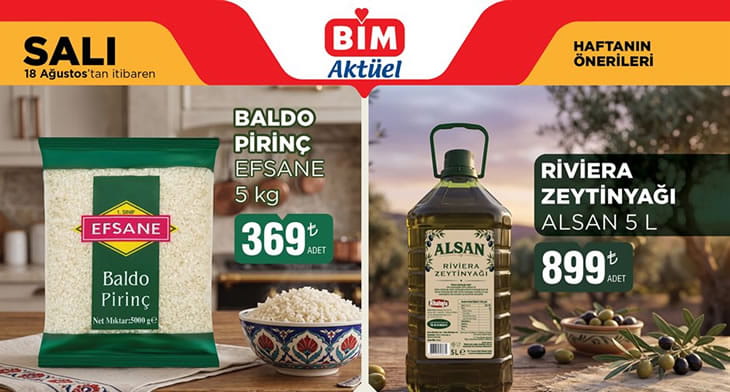 BİM 18 Ağustos 2026 Aktüel Ürünler Kataloğu