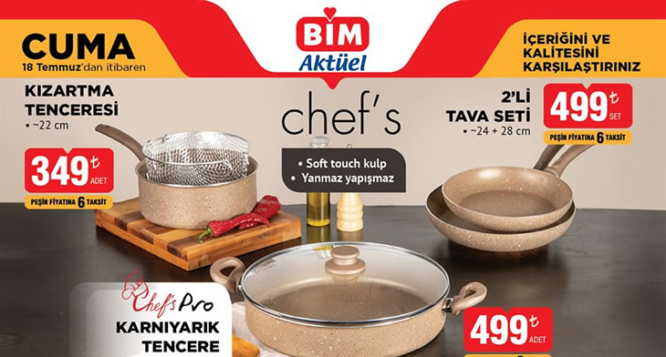 BİM 18 Temmuz 2025 Aktüel Ürünler Kataloğu