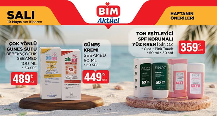 BİM 19 Mayıs 2026 Aktüel Ürünler Kataloğu