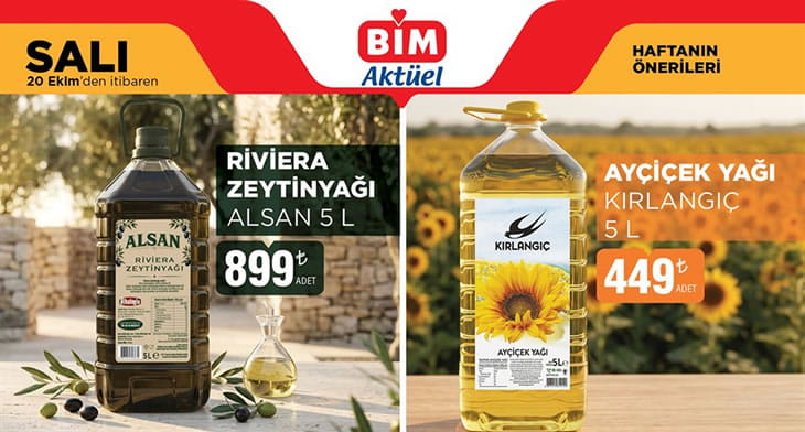 BİM 20 Ekim 2026 Aktüel Ürünler Kataloğu