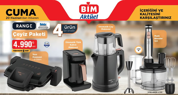 BİM 20 Haziran 2025 Aktüel Ürünler Kataloğu