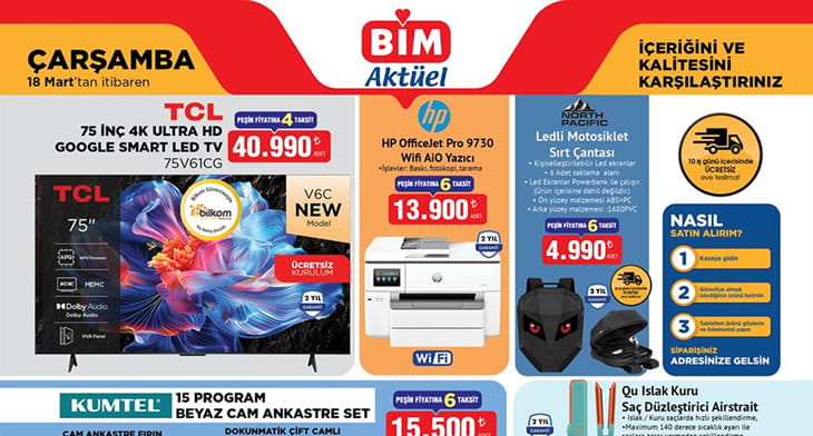 BİM 20 Mart 2026 Aktüel Ürünler Kataloğu