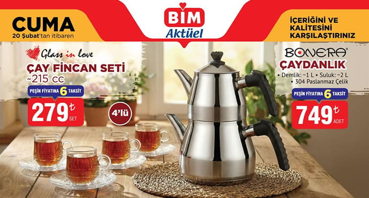 BİM 20 Şubat 2026 Aktüel Ürünler Kataloğu