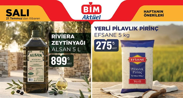 BİM 21 Temmuz 2026 Aktüel Ürünler Kataloğu
