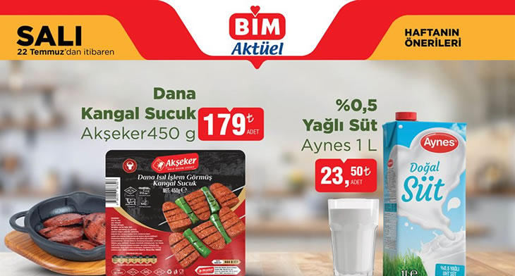 BİM 22 Temmuz 2025 Aktüel Ürünler Kataloğu