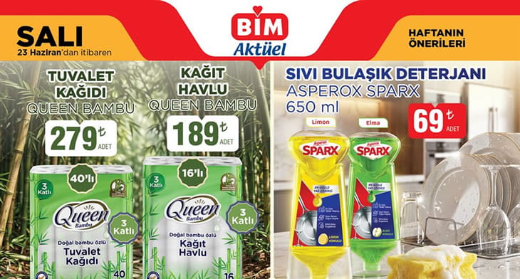 BİM 23 Haziran 2026 Aktüel Ürünler Kataloğu
