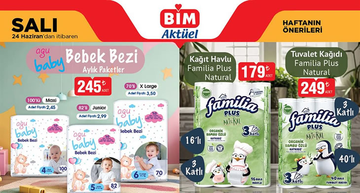 BİM 24 Haziran 2025 Aktüel Ürünler Kataloğu