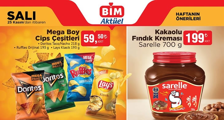 BİM 25 Kasım 2025 Aktüel Ürünler Kataloğu