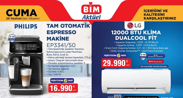 BİM 26 Haziran 2026 Aktüel Ürünler Kataloğu