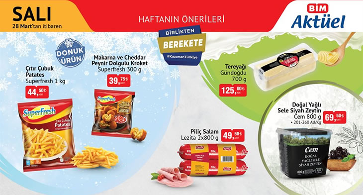 BİM 28 Mart 2023 Aktüel Ürünler Kataloğu