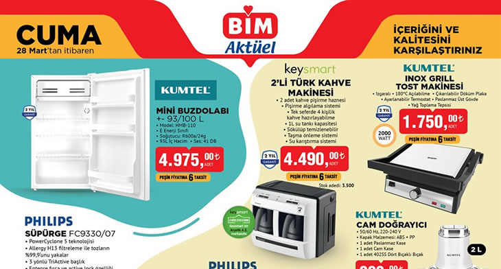 BİM 28 Mart 2025 Aktüel Ürünler Kataloğu