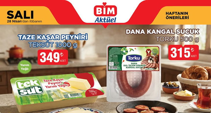 BİM 28 Nisan 2026 Aktüel Ürünler Kataloğu