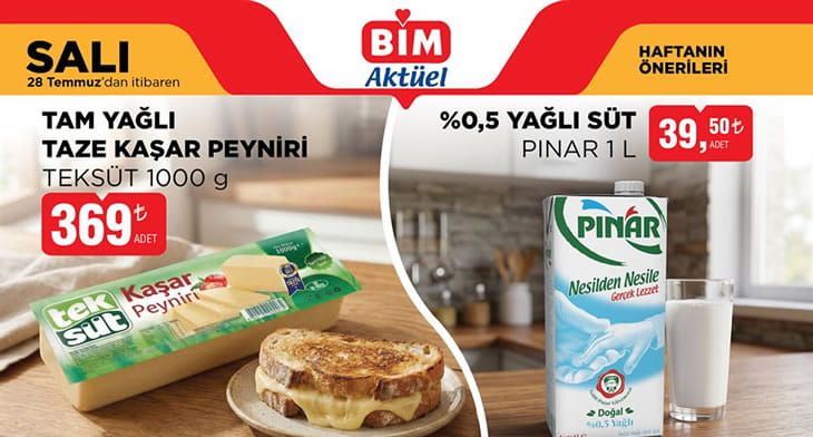 BİM 28 Temmuz 2026 Aktüel Ürünler Kataloğu