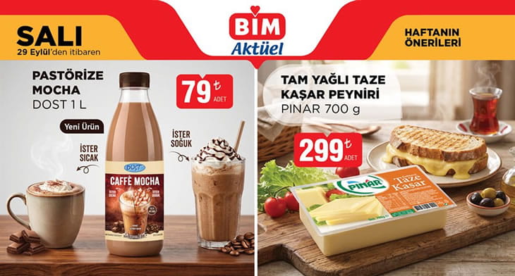 BİM 29 Eylül 2026 Aktüel Ürünler Kataloğu