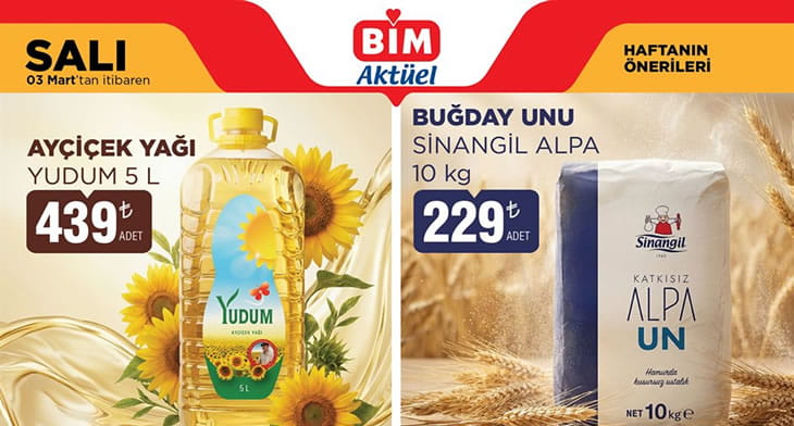 BİM 3 Mart 2026 Aktüel Ürünler Kataloğu