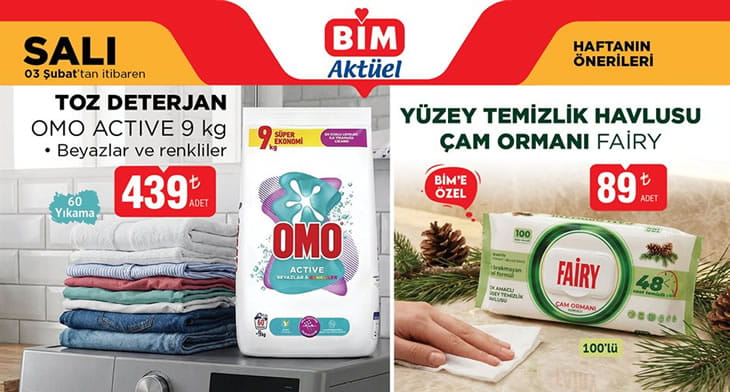 BİM 3 Şubat 2026 Aktüel Ürünler Kataloğu