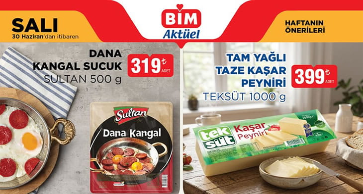 BİM 30 Haziran 2026 Aktüel Ürünler Kataloğu