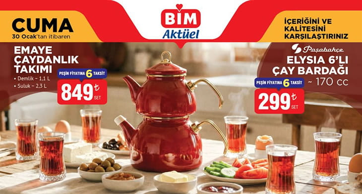 BİM 30 Ocak 2026 Aktüel Ürünler Kataloğu