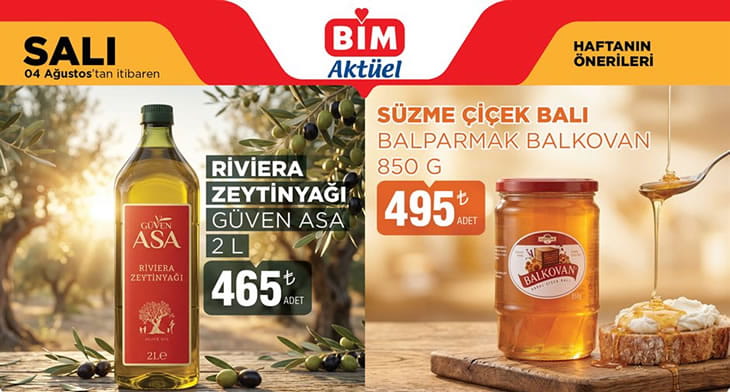BİM 4 Ağustos 2026 Aktüel Ürünler Kataloğu