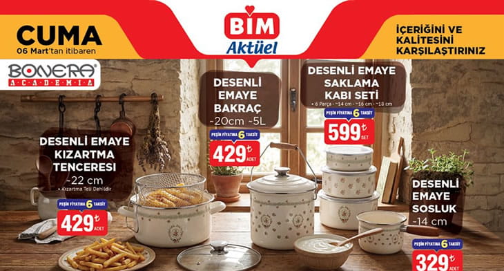 BİM 6 Mart 2026 Aktüel Ürünler Kataloğu