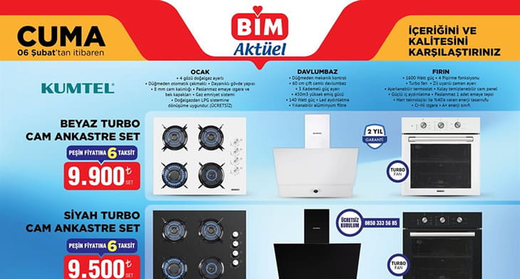 BİM 6 Şubat 2026 Aktüel Ürünler Kataloğu