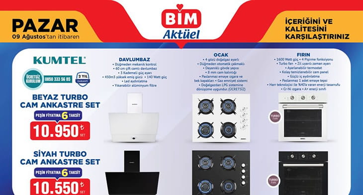 BİM 7 Ağustos 2026 Aktüel Ürünler Kataloğu