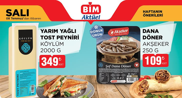 BİM 8 Temmuz 2025 Aktüel Ürünler Kataloğu