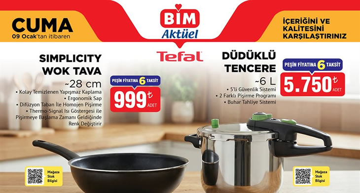 BİM 9 Ocak 2026 Aktüel Ürünler Kataloğu