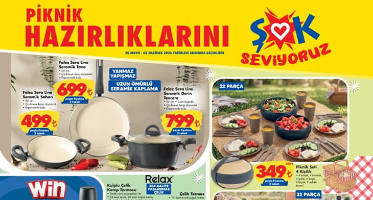 ŞOK 20 Mayıs 2026 Aktüel Ürünler Kataloğu